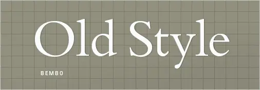 Font Old Style